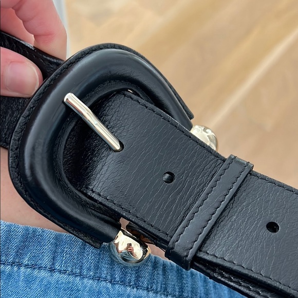 Burberry Black Leather Belt - Picture 3 of 3